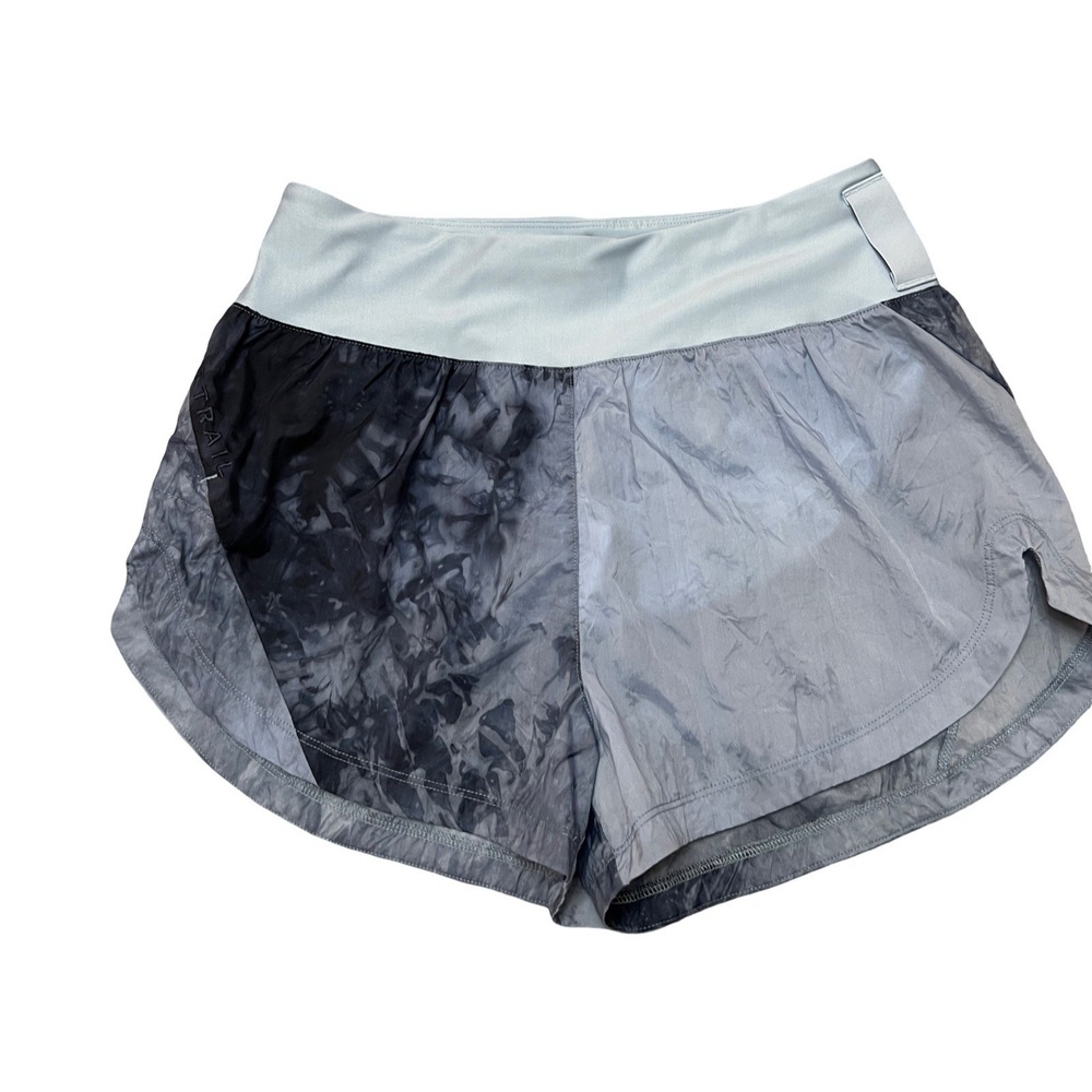 Nike Women's Trail Repel Running Shorts Small Tie Dye Blue Lined 3"‎ Inseam